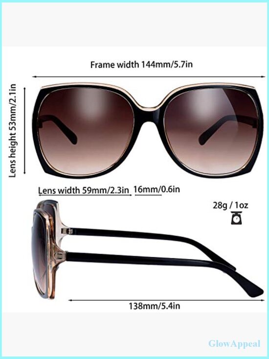 Oversized Cat Eye Hybrid Butterfly Sunglasses UV Protection main image 5